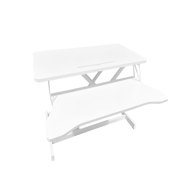 32 Inch Office Desk Converter, Height Adjustable Sit And