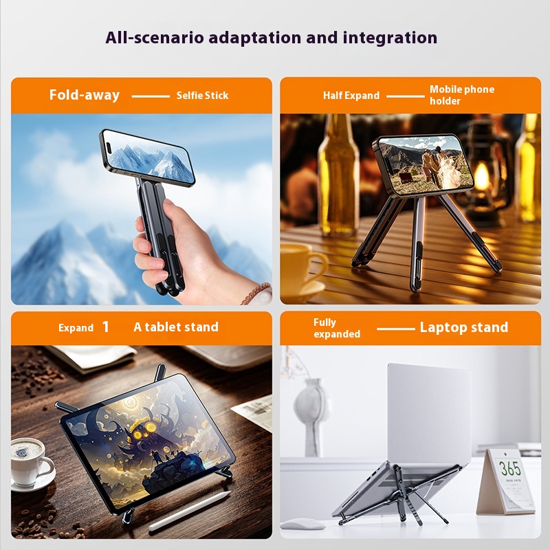 DeskTangle Foldable Magnetic Phone Holder